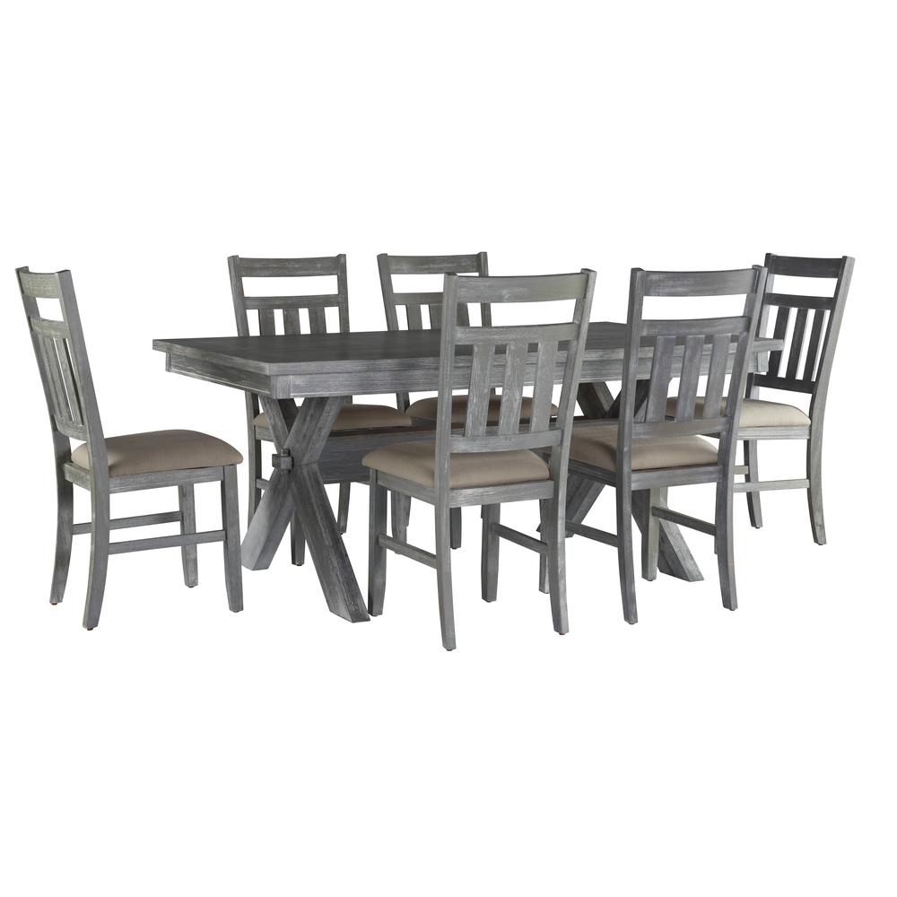 7-Pc Turino Dining Set - Table & 6 Chairs