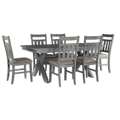 7-Pc Turino Dining Set - Table & 6 Chairs