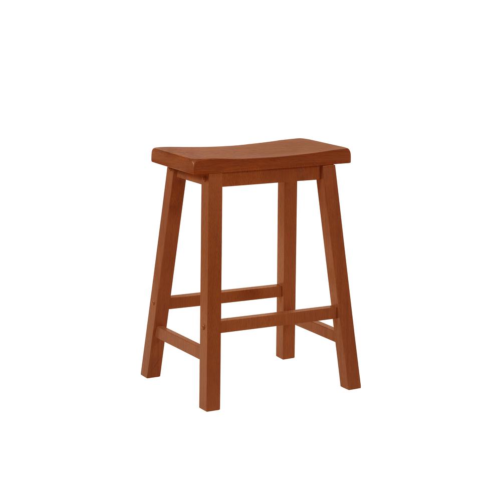 "Honey Brown" Counter Stool, 24" Seat Height - overpacked