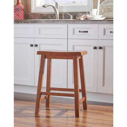 "Honey Brown" Counter Stool, 24" Seat Height - overpacked