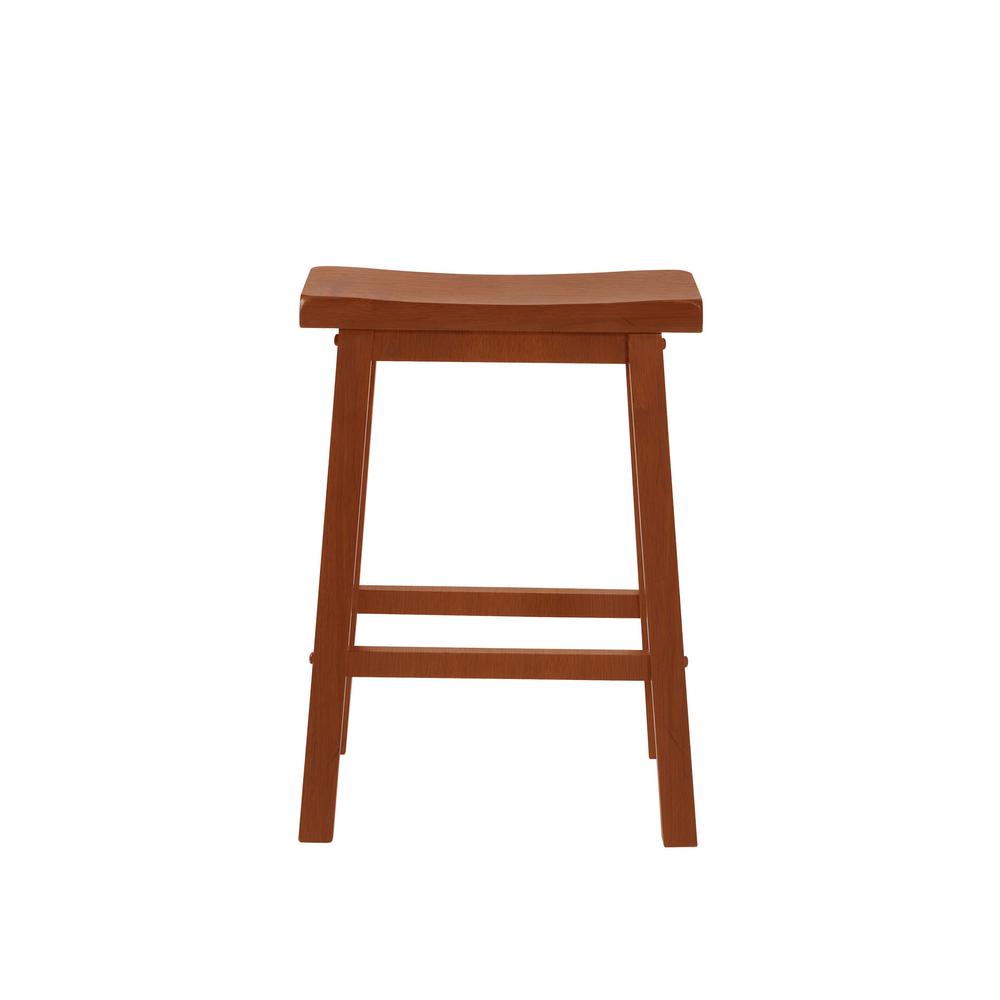 "Honey Brown" Counter Stool, 24" Seat Height - overpacked