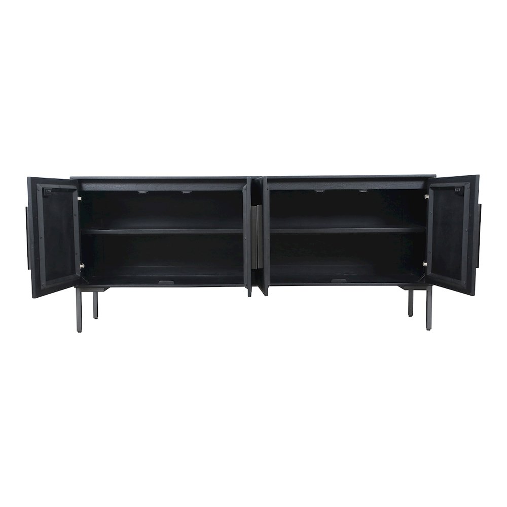 Fishbone Sideboard Black