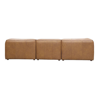 Form Classic L-Shaped Modular Sectional Sonoran Tan Leather
