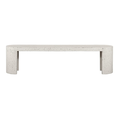 Gray Indoor and Outdoor Bench, Solid Greystone Entryway Bench