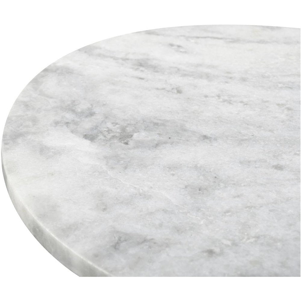 Evelyn Accent Table Ashen Grey Matrix Marble