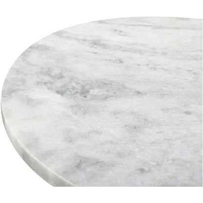 Evelyn Accent Table Ashen Grey Matrix Marble