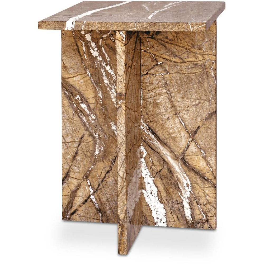 Blair Accent Table Golden Forest Marble