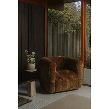 Robson Swivel Chair Toffee