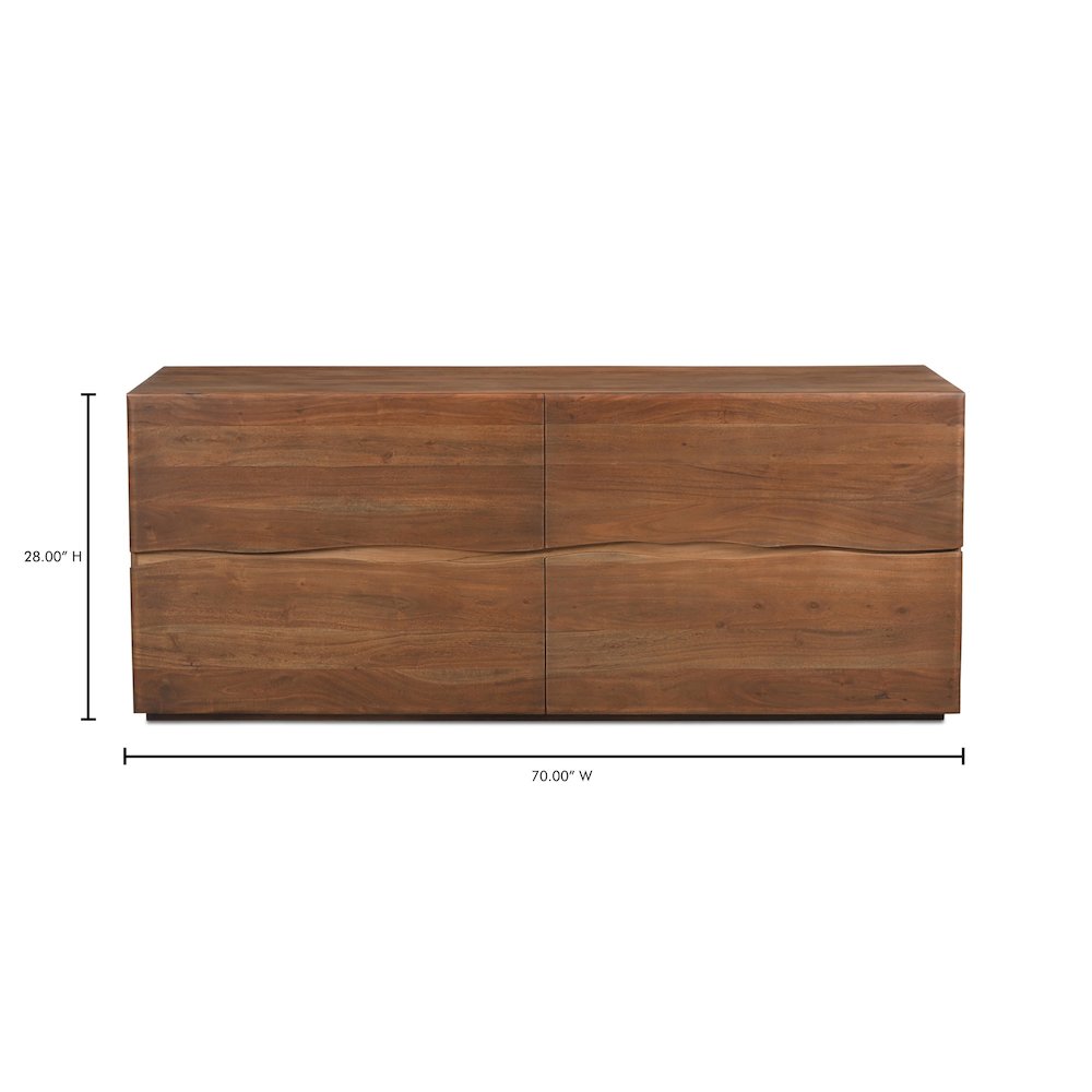 Watson 4 Drawer Dresser Brown