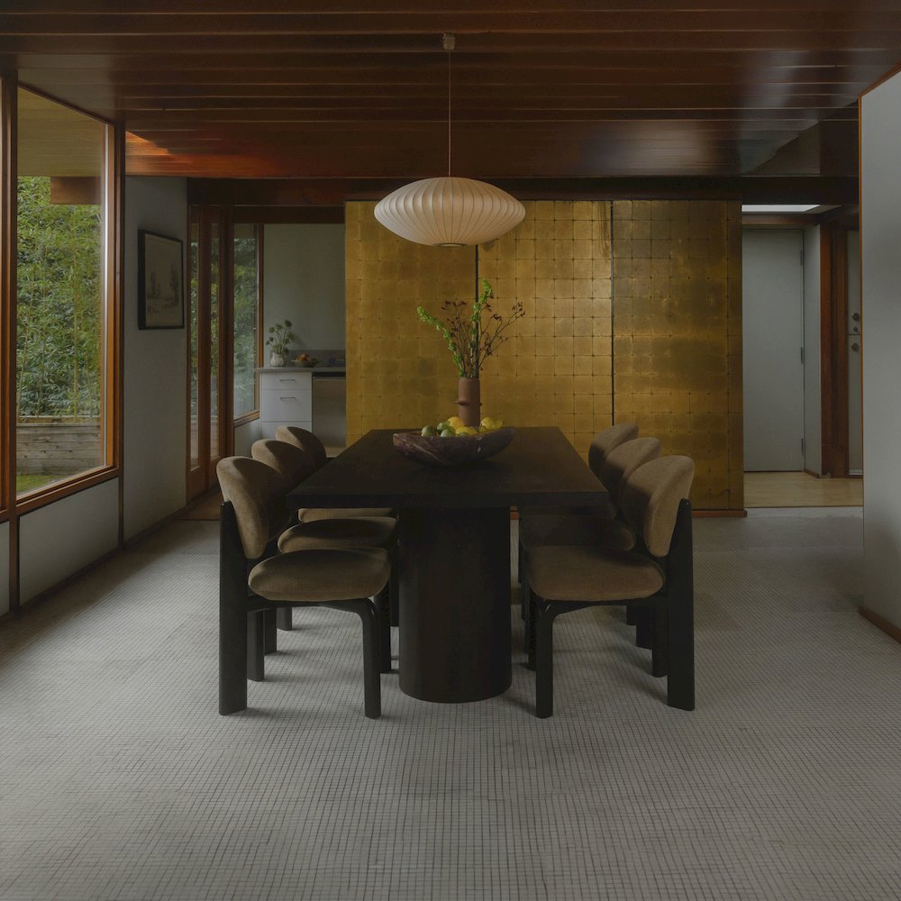 Hadley Dining Table Small Warm Brown