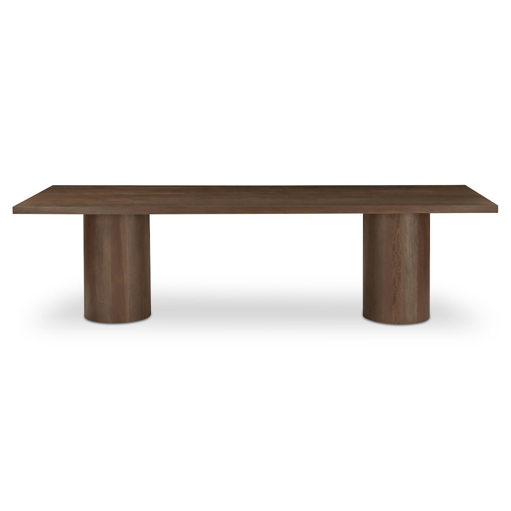 Hadley Dining Table Small Warm Brown