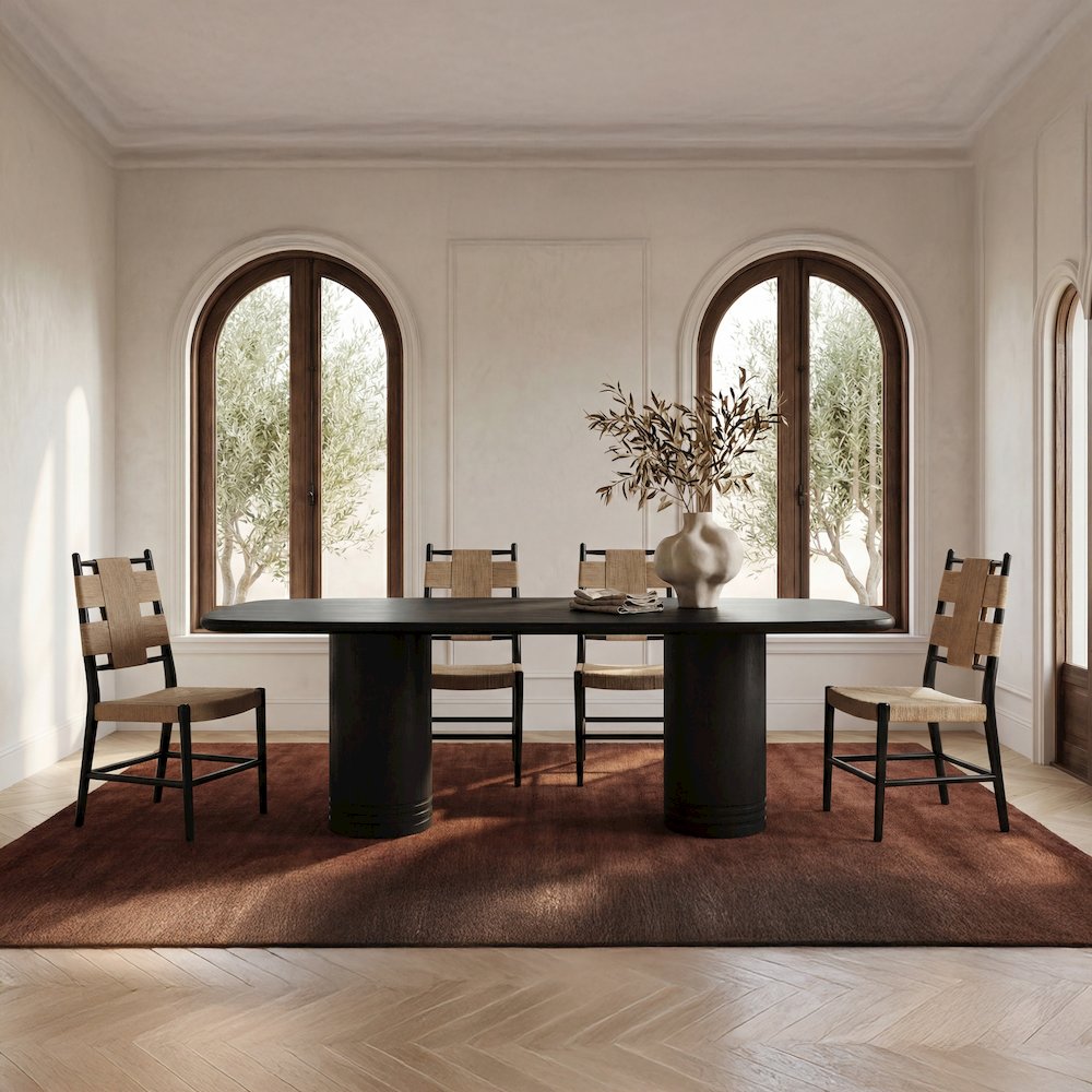 Daphne Dining Table Large Black