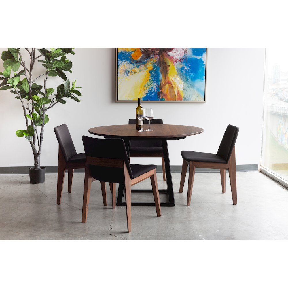 Deco Dining Chair Black- Set of Two