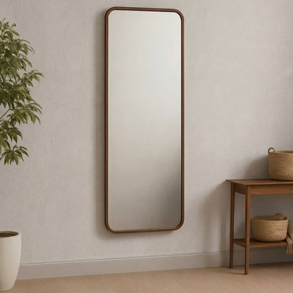 Kai Floor Mirror Walnut