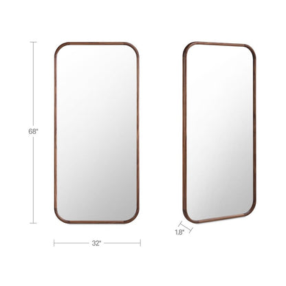 Kai Floor Mirror Walnut