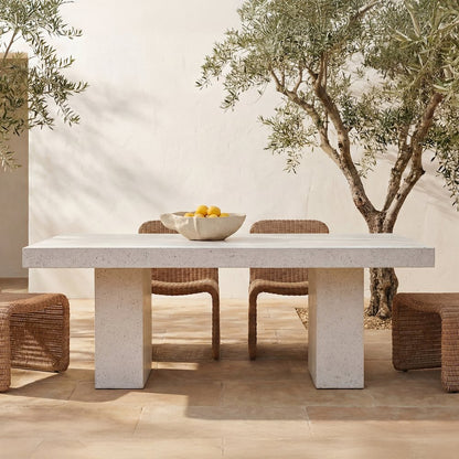 Antonius Outdoor Dining Table Terrazzo