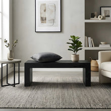 Fiber-Reinforced Concrete Outdoor Bench with Contemporary Profile for Entryway