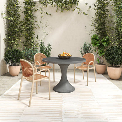 Isadora Outdoor Dining Table Grey