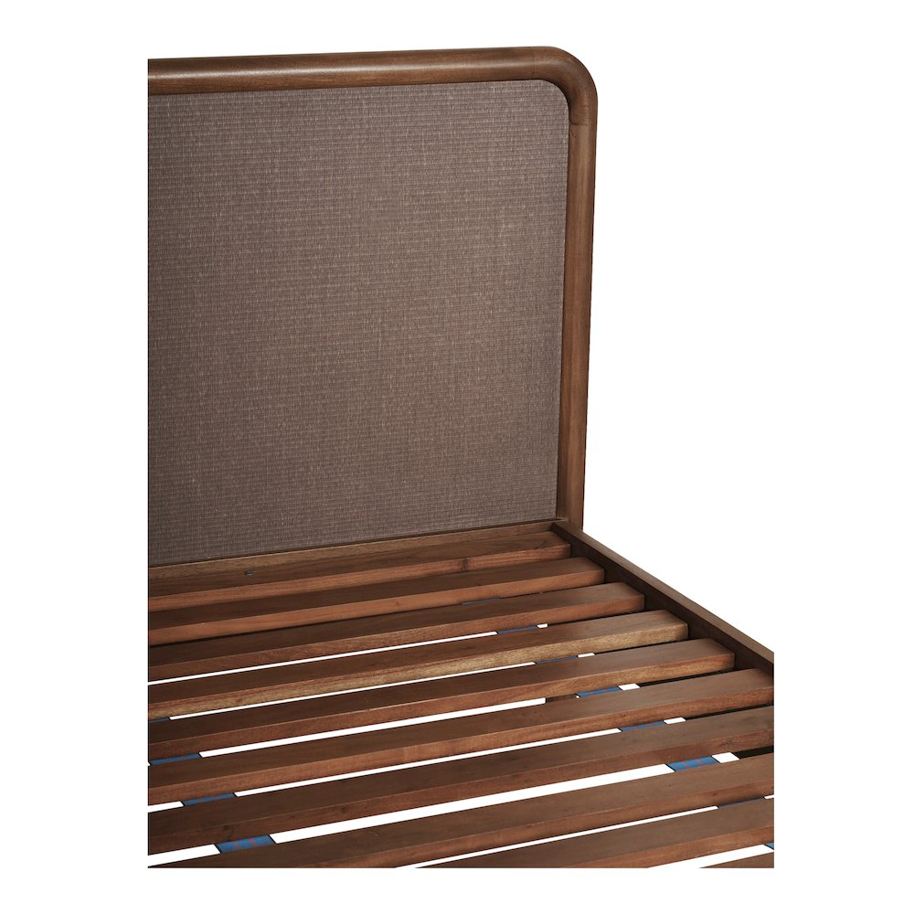 Rye Queen Bed Warm Brown