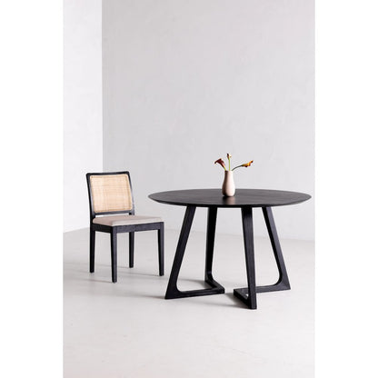 Godenza Round Dining Table Black