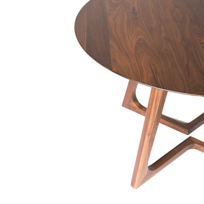 Godenza Round Dining Table Walnut