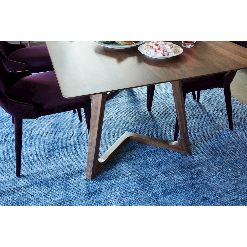 Godenza Rectangular Dining Table Walnut