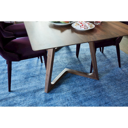 Godenza Rectangular Dining Table Walnut