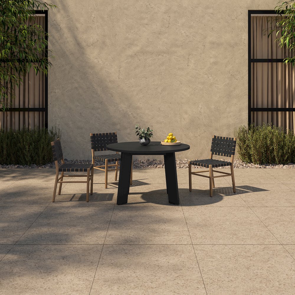 Mira Outdoor Dining Chair Black