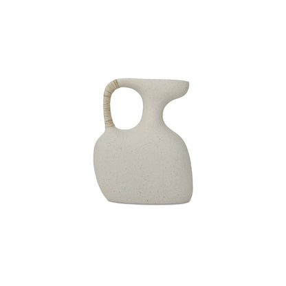 Vila 13In Sculptural Vessel Cream White