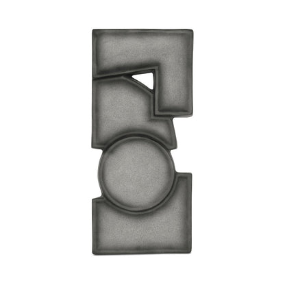 Teo Wall Sculpture Charcoal