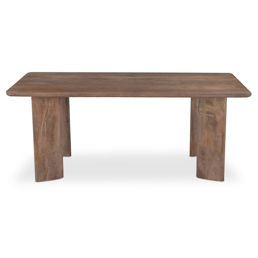 Lia Rectangular Dining Table Dark Brown