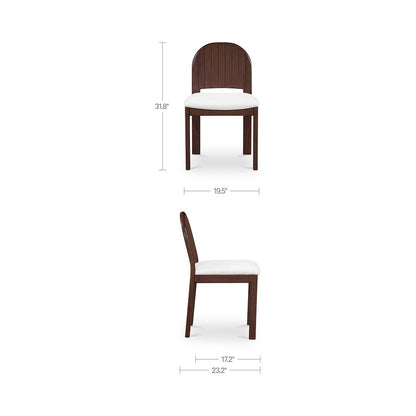 Emil Dining Chair Cream-Set of Two