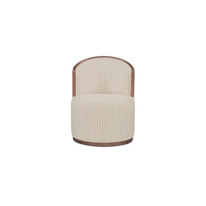 Rossi Swivel Dining Chair Stripe