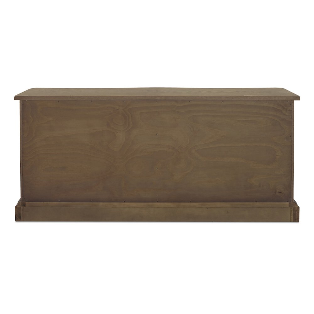 Clarence 6 Drawer Dresser Warm Brown