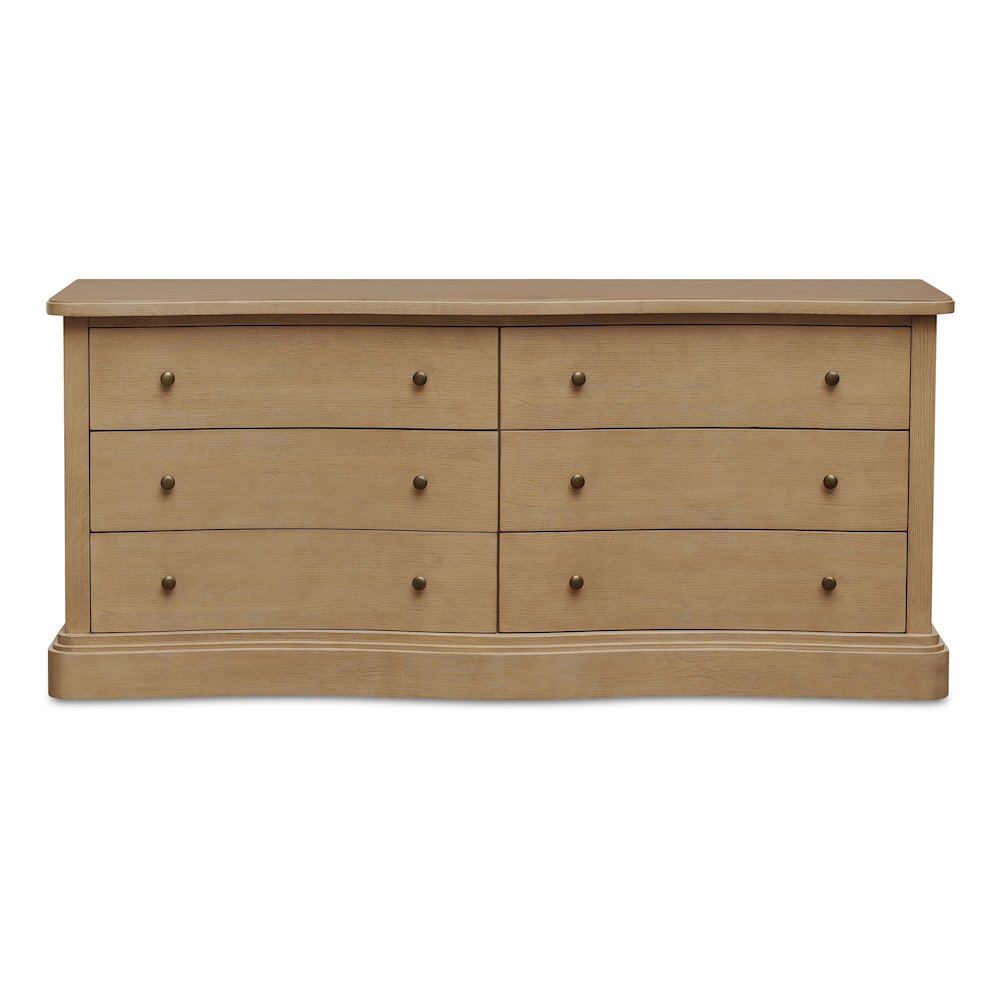 Clarence 6 Drawer Dresser Natural