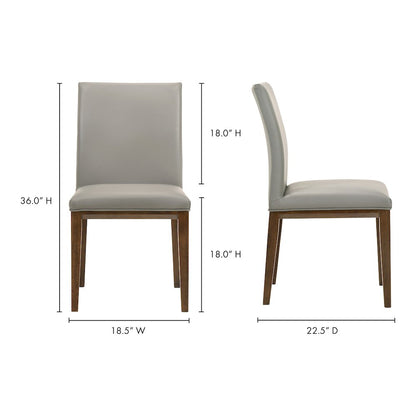 Frankie Dining Chair Grey - Set of Two