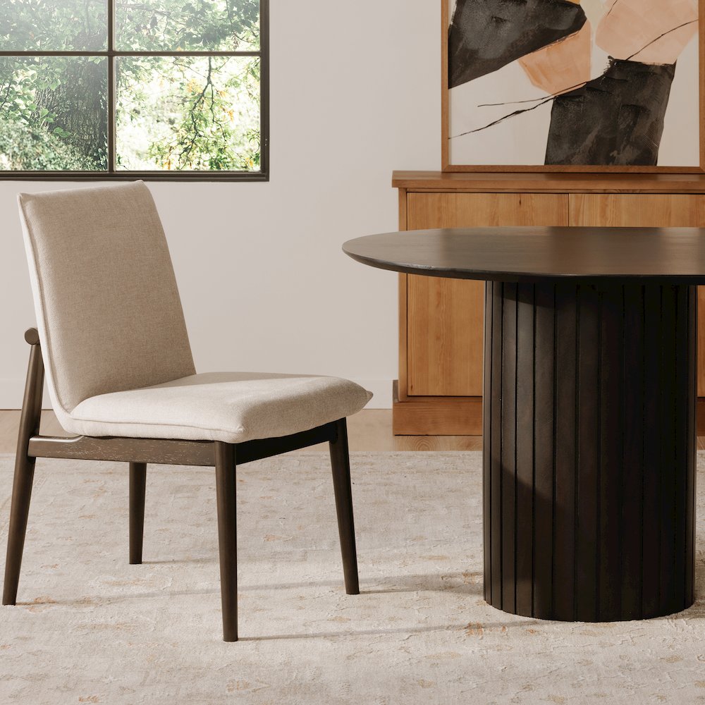 Charlie Dining Chair Beige– Set of Two