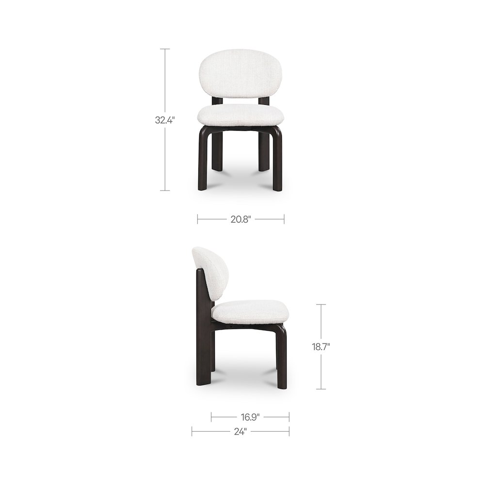 Sami Dining Chair White-Set of Two