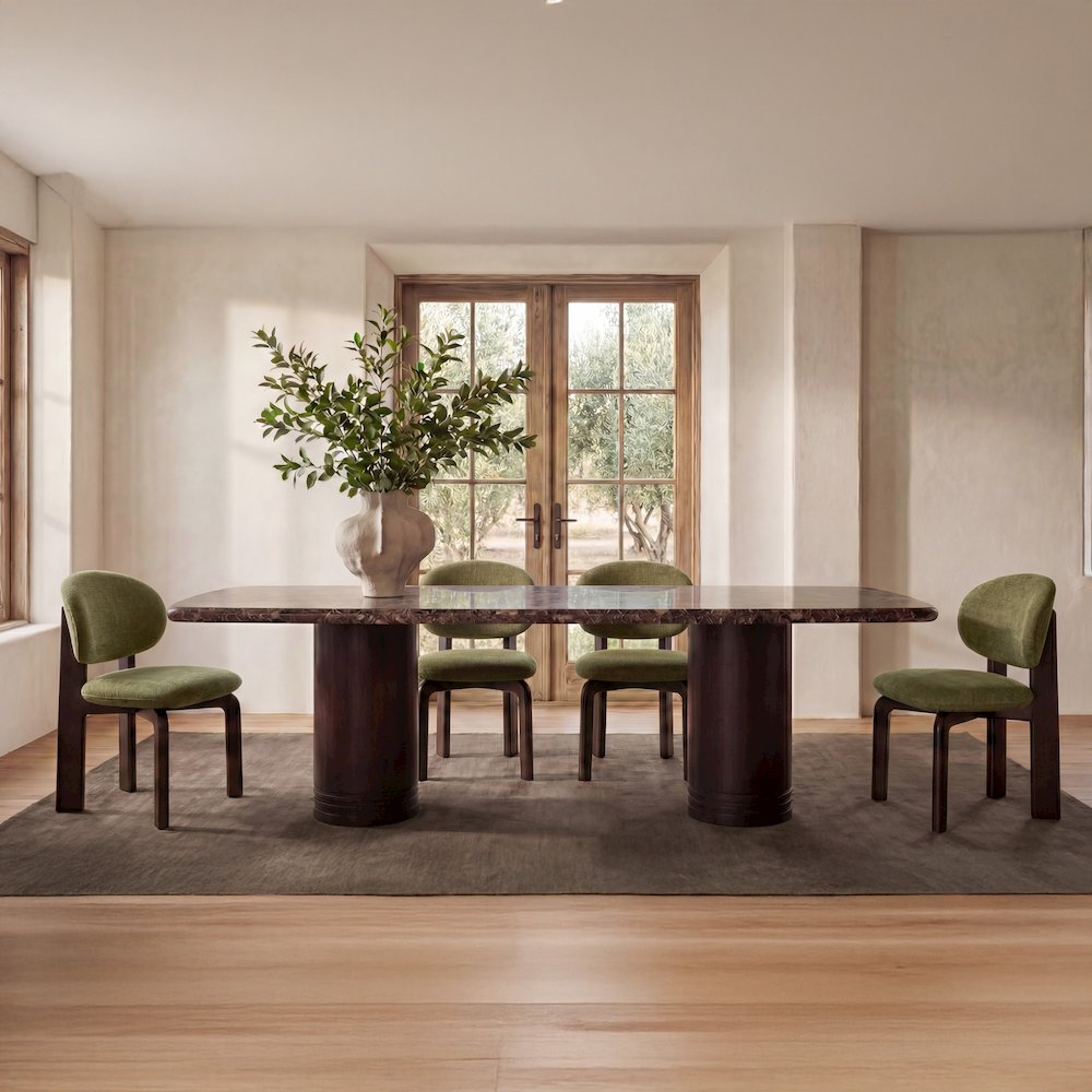Sami Dining Chair Olive-Set of Two