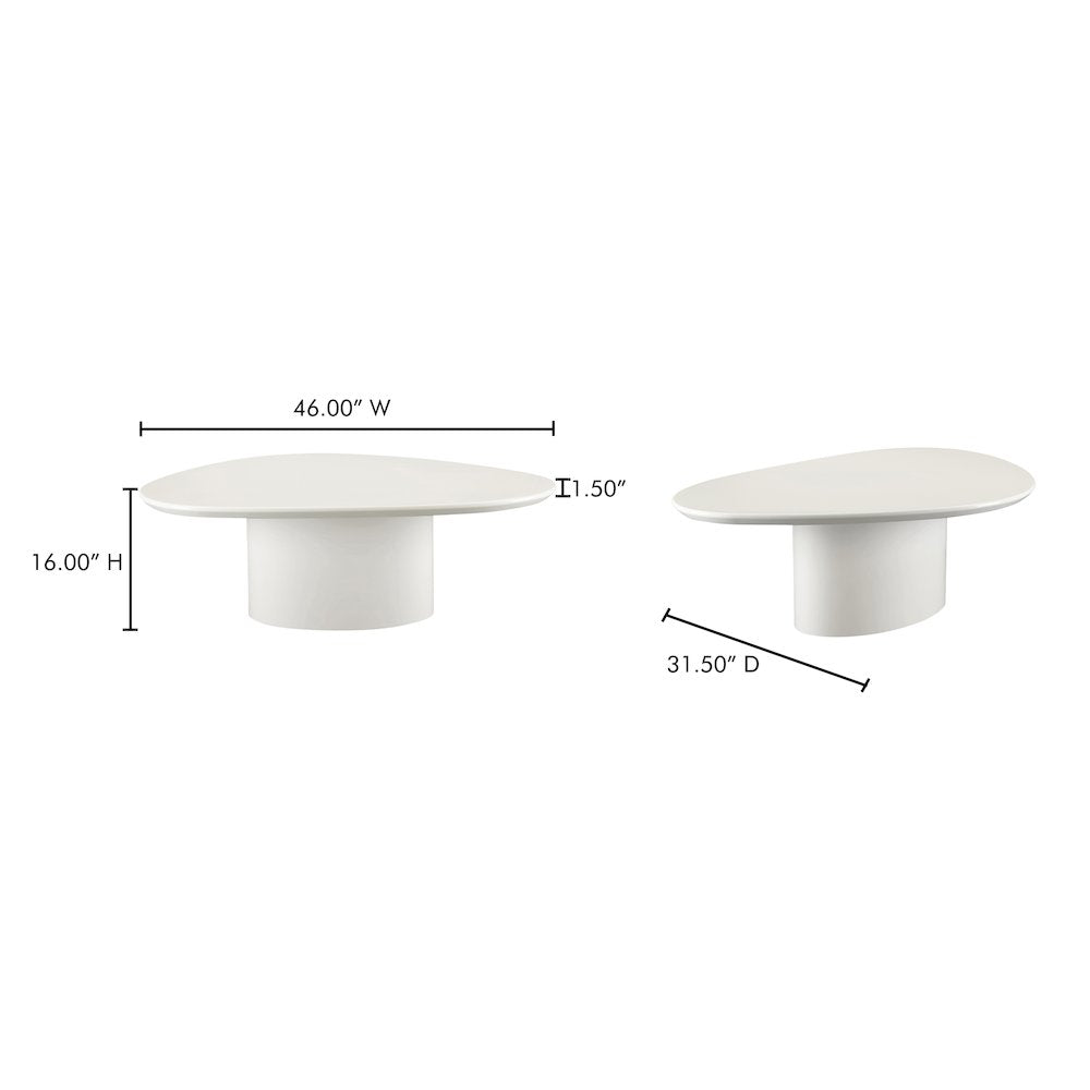 Eden Coffee Table Ivory Lacquer