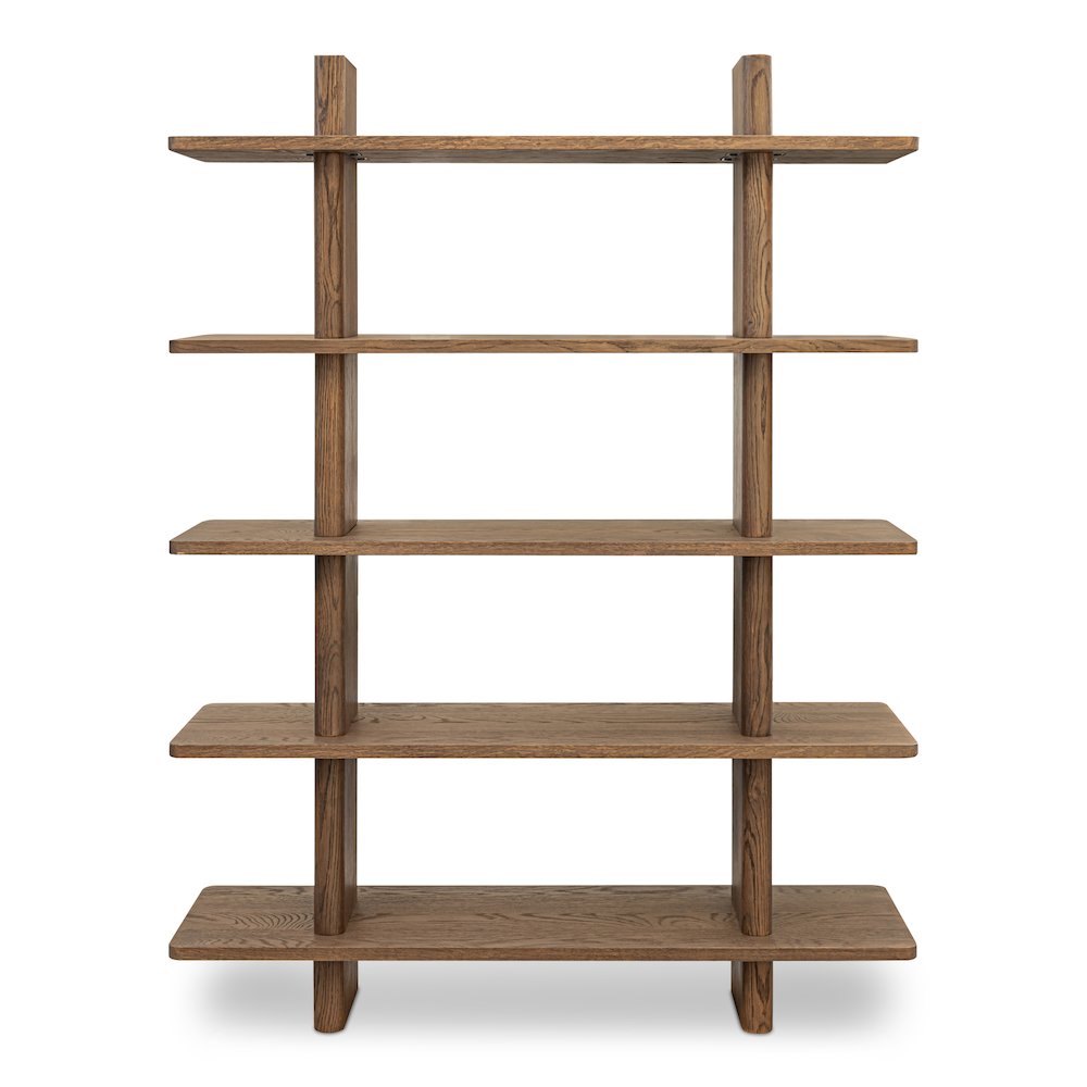 Casey Bookcase Large Dark Brown