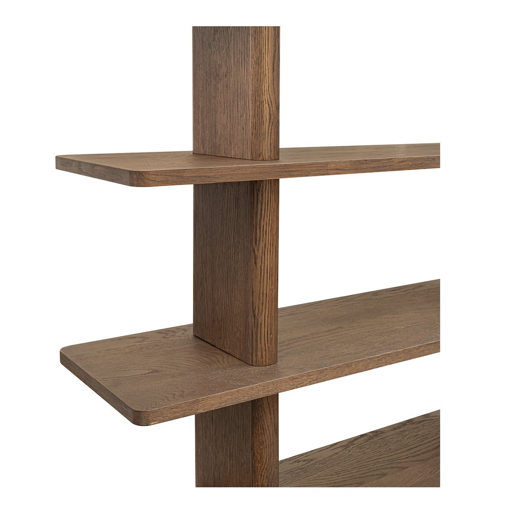 Casey Bookcase Large Dark Brown