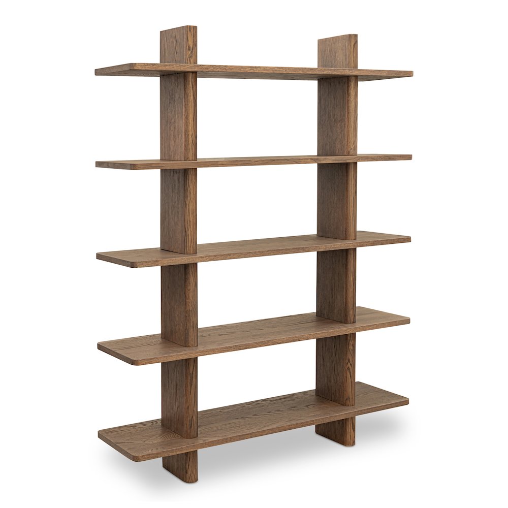 Casey Bookcase Large Dark Brown