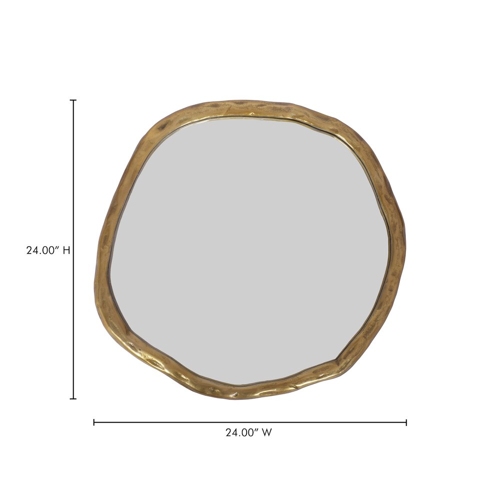 Foundry Small Mirror Gold