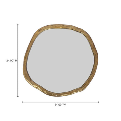 Foundry Small Mirror Gold