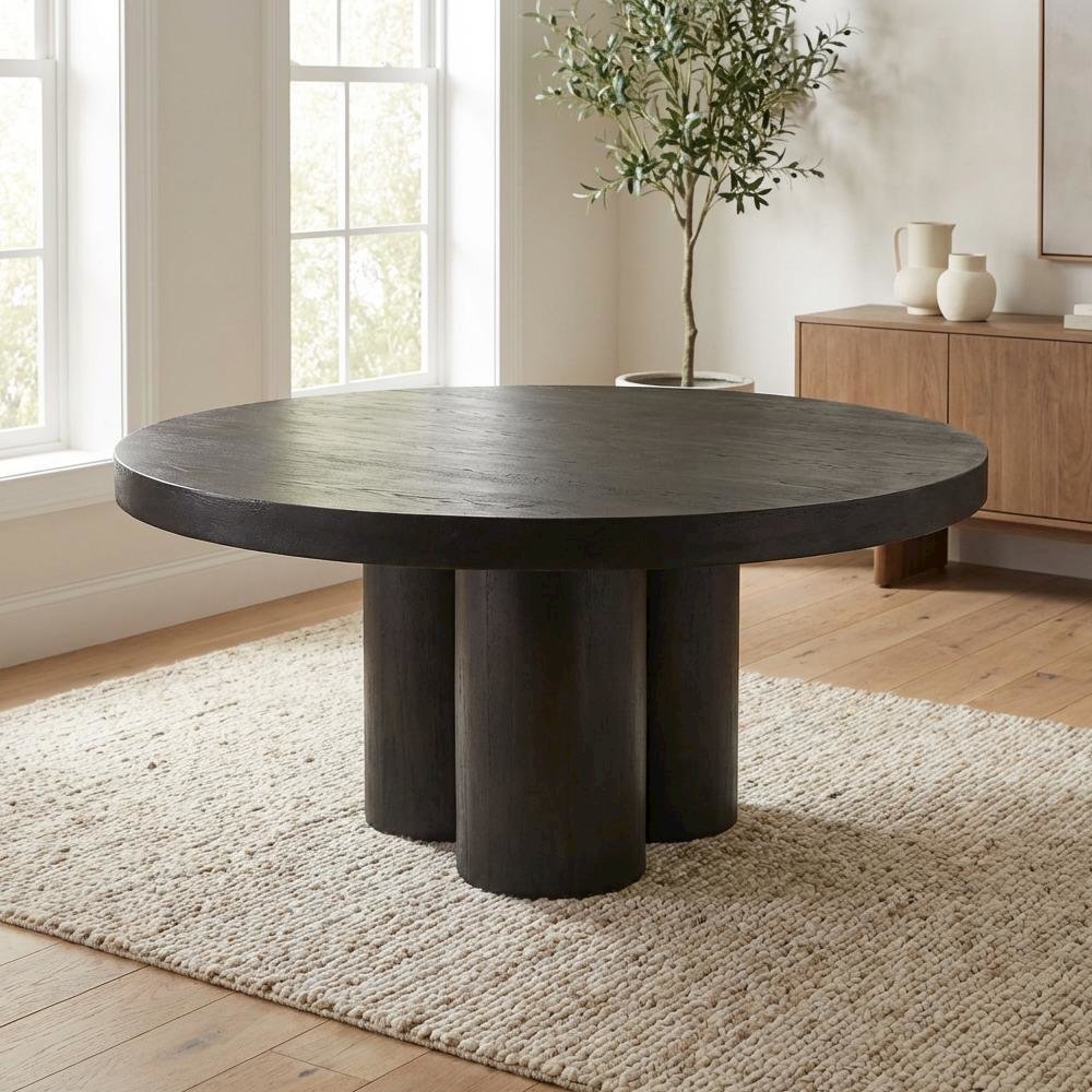 Black Outdoor Coffee Table with Aluminium Top and Metal Frame Durable Design