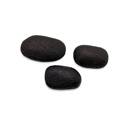 Breton Cast Aluminum Wall Sculpture Black-Set of 3