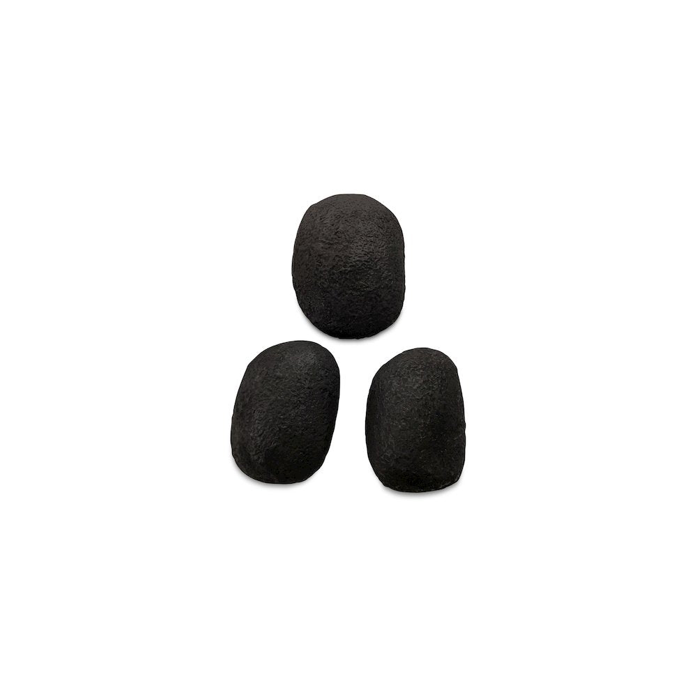 Breton Cast Aluminum Wall Sculpture Black-Set of 3