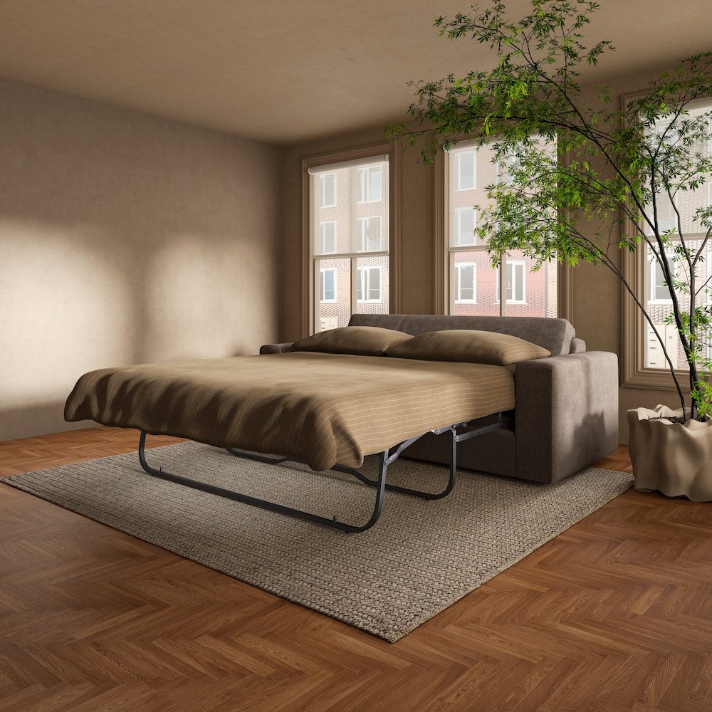 Kiran Sleeper Sofa Warm Charcoal