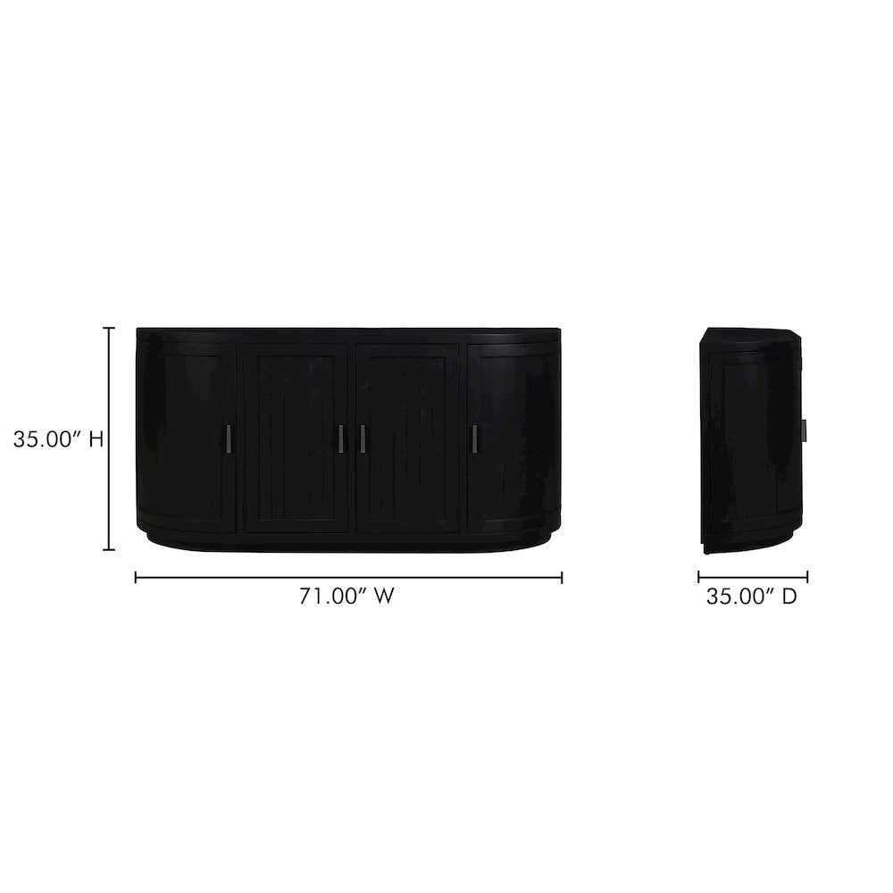 Nicola Sideboard Black